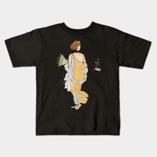 Ladies of the Villa of Ariadne - Flora sticker Kids T-Shirt